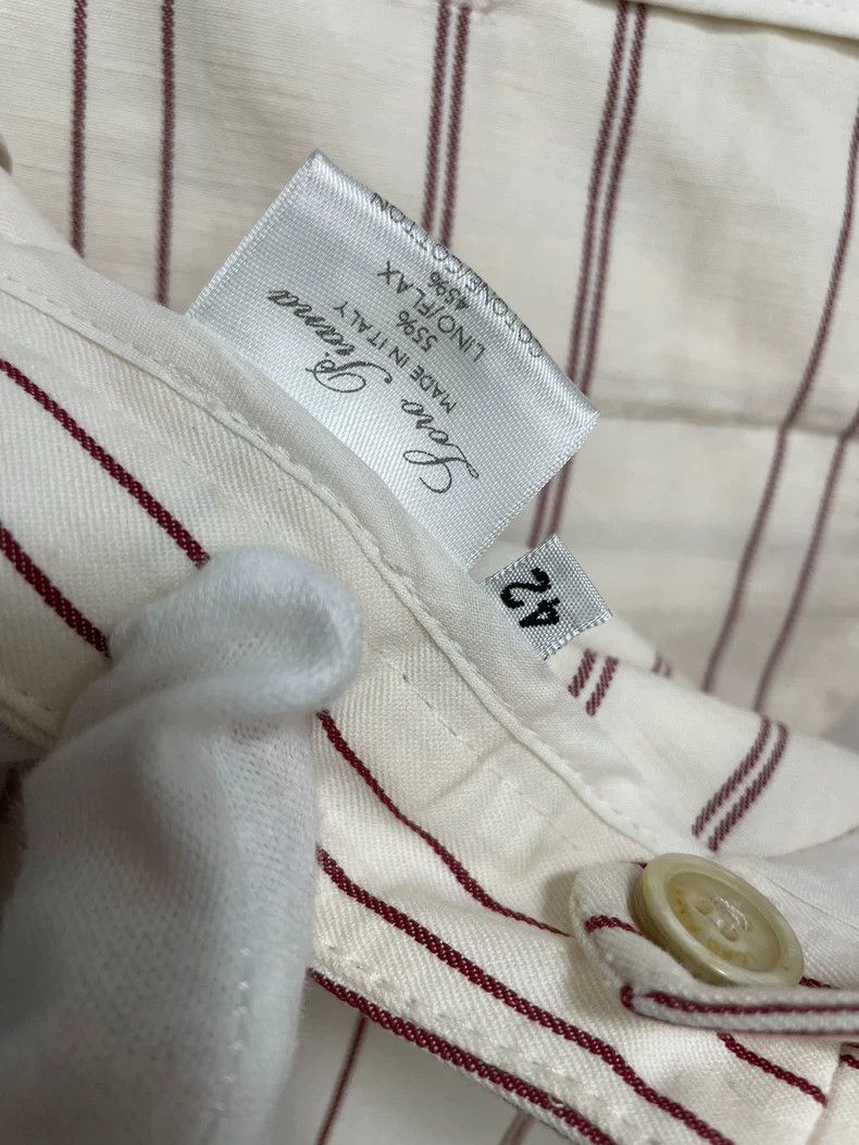 Loro Piana Loro Piana Striped Linen Cotton Casual Pants - dmc Size US 31 - 8 Thumbnail