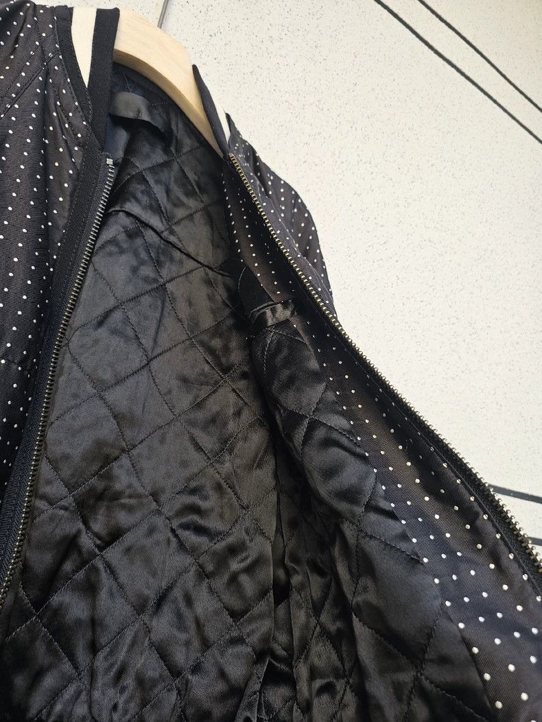 Haider Ackermann black bomber jacket with polka dots - dmc Size US L / EU 52-54 / 3 - 5 Thumbnail