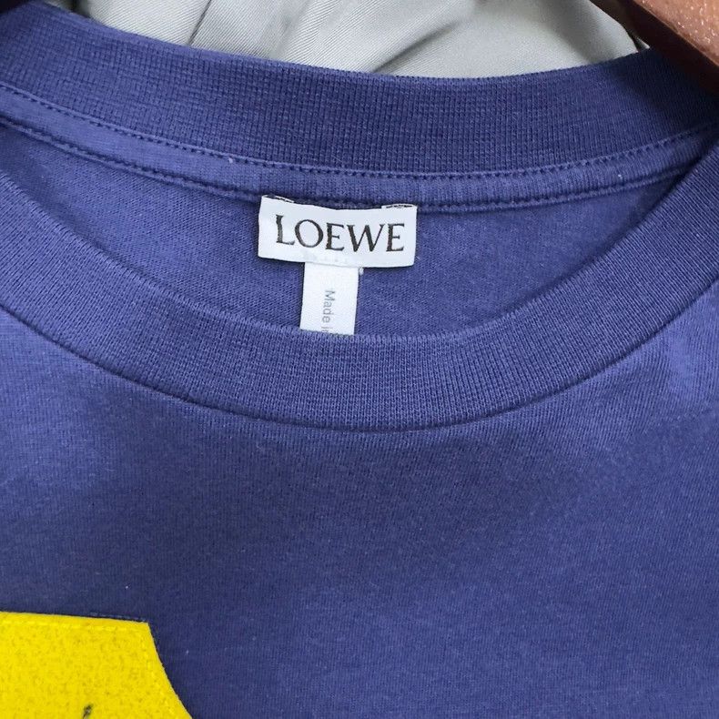 Loewe Loewe Navy Short Sleeve T-Shirt - dmc Size US M / EU 48-50 / 2 - 4 Thumbnail