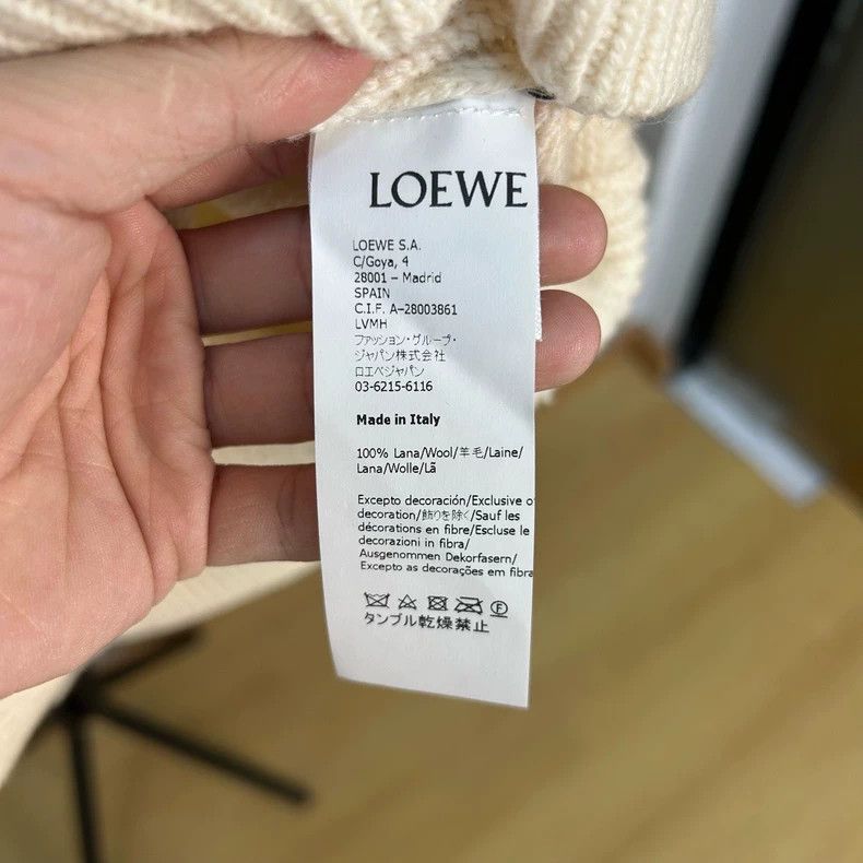 Loewe Loewe Logo Wool Sweater with Crystals - dmc Size US XS / EU 42 / 0 - 4 Thumbnail