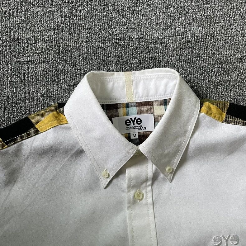 Junya Watanabe cdg junya watanabe man embroidered check shirt - dmc Size US M / EU 48-50 / 2 - 2 Thumbnail