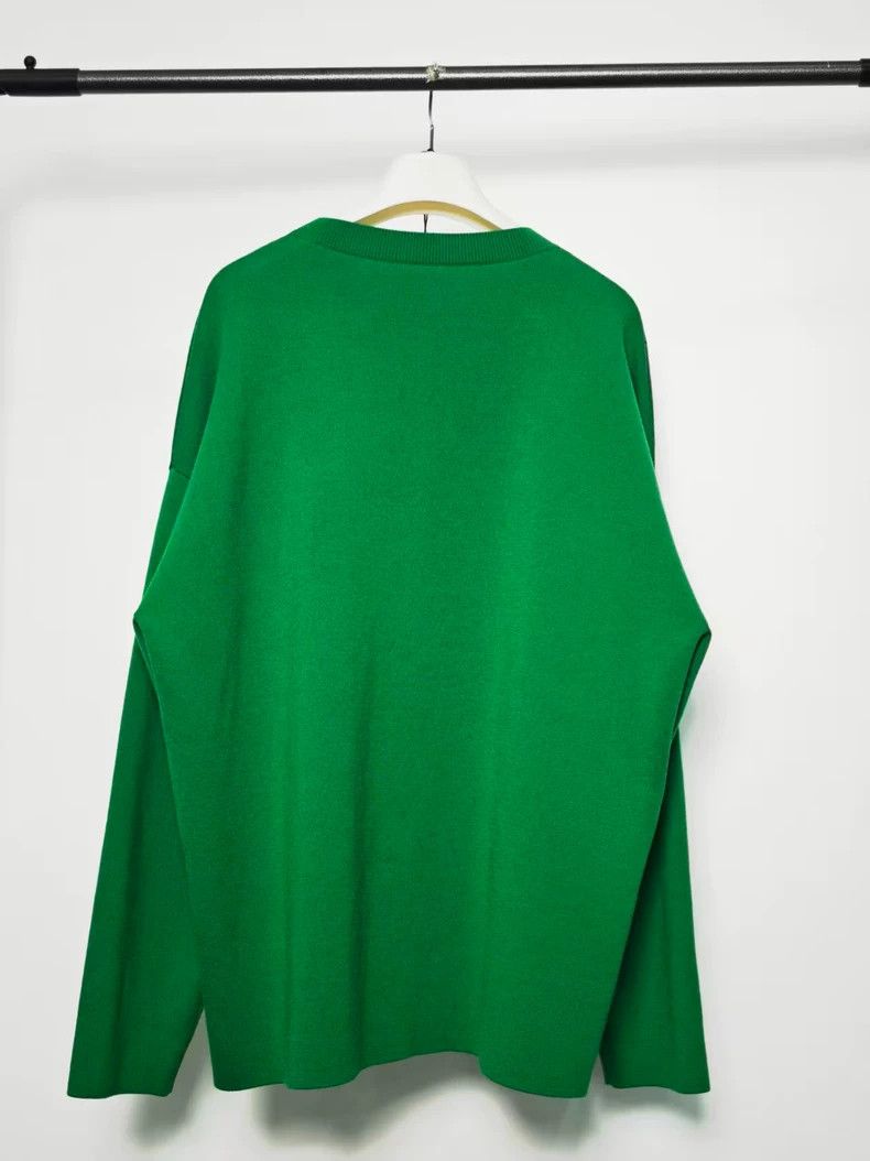 Loewe loewe green embossed wool sweater with tags - dmc Size US S / EU 44-46 / 1 - 2 Thumbnail