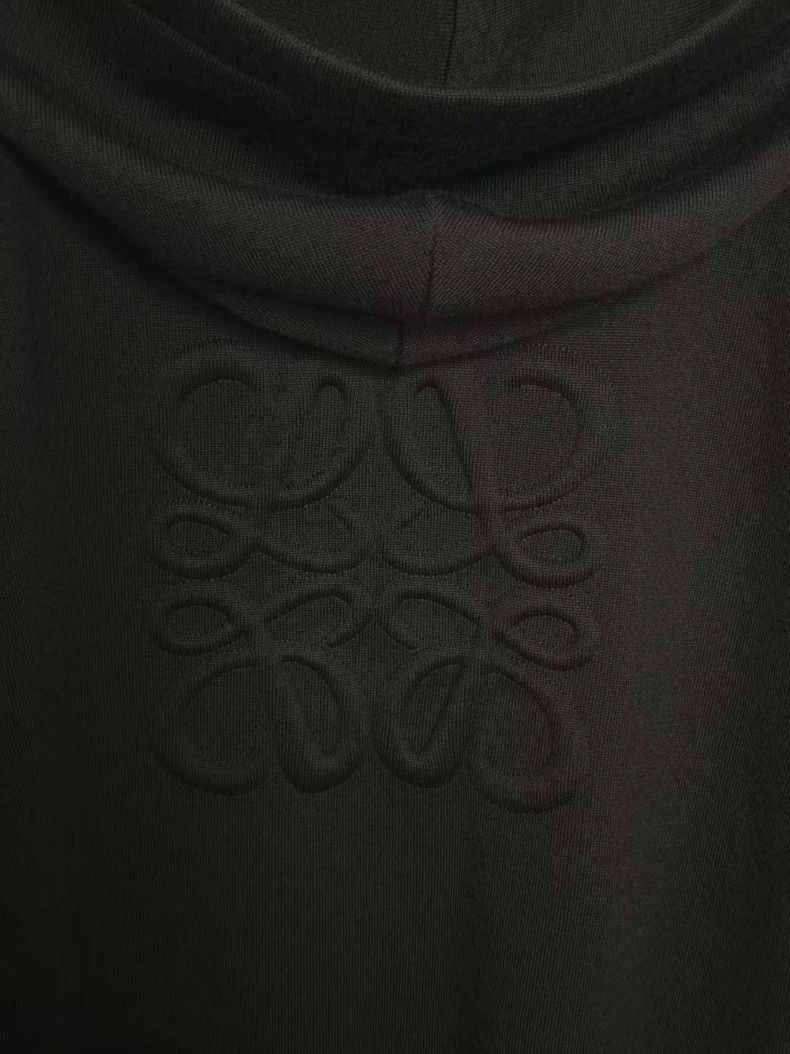 Loewe black hooded zip-up sweater for men - dmc Size US S / EU 44-46 / 1 - 3 Thumbnail
