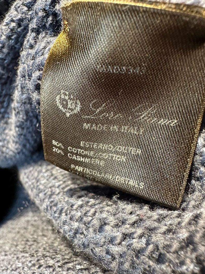 Loro Piana navy sweater and white jeans set - dmc Size US M / EU 48-50 / 2 - 3 Thumbnail