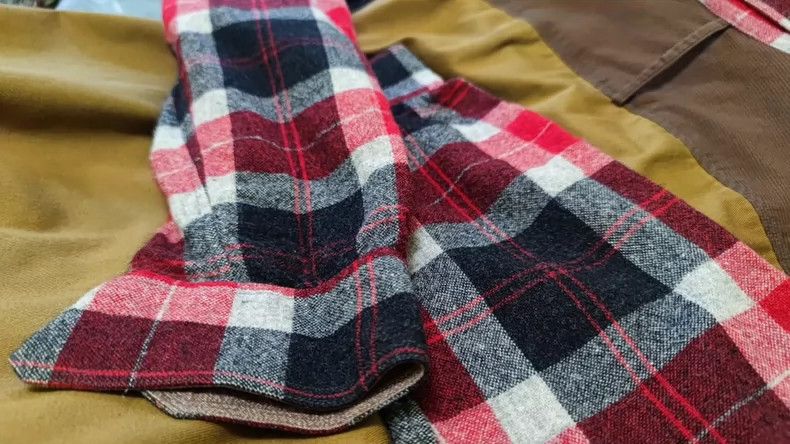 Junya Watanabe junya watanabe man patchwork plaid shirt - dmc Size US M / EU 48-50 / 2 - 4 Thumbnail