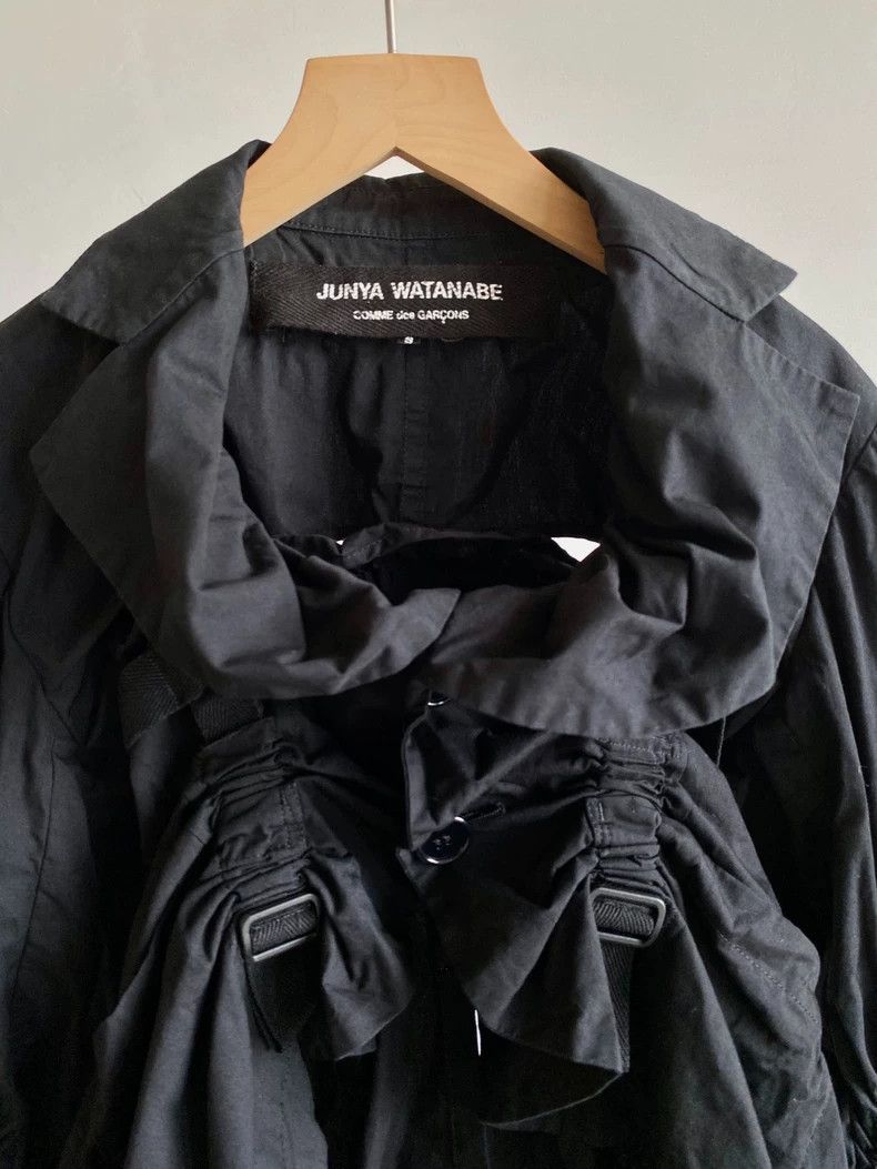 Junya Watanabe black draped deconstructed outerwear by junya watanabe - dmc Size US S / EU 44-46 / 1 - 7 Thumbnail