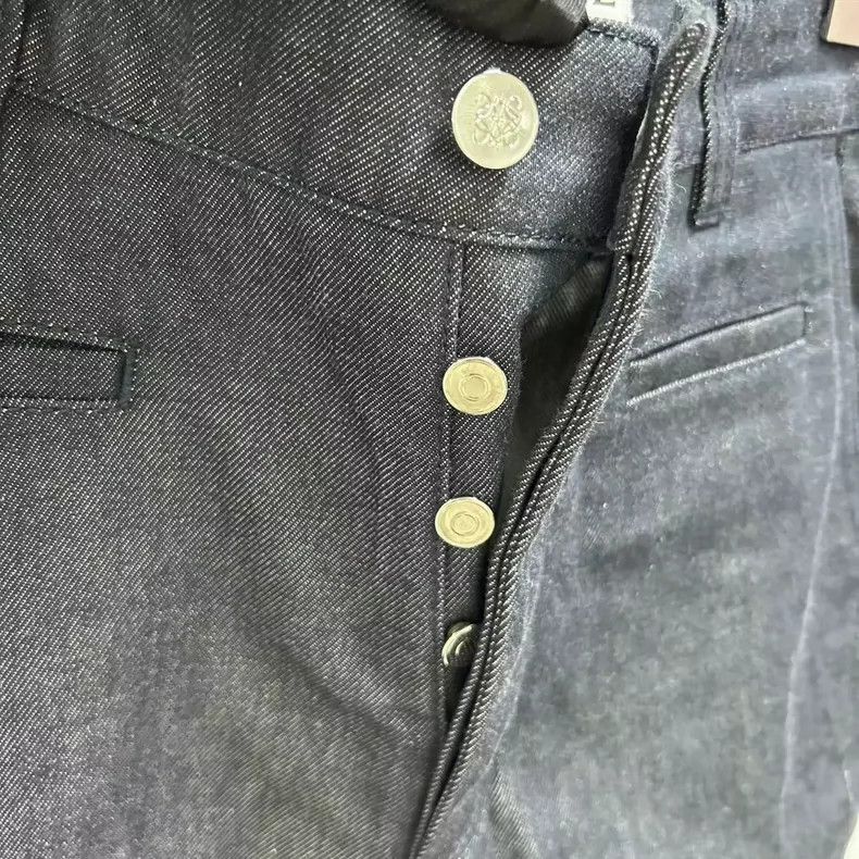 Loewe loewe contrasting cuff denim pants 28 size - dmc Size US 28 / EU 44 - 3 Thumbnail