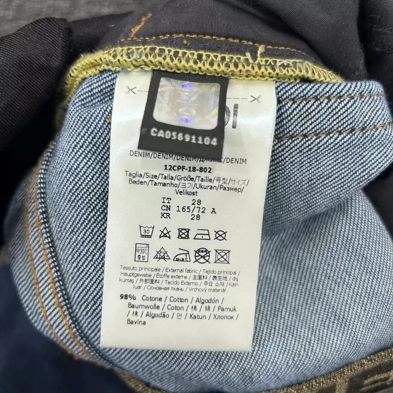 Loewe loewe contrasting cuff denim pants 28 size - dmc Size US 28 / EU 44 - 5 Thumbnail
