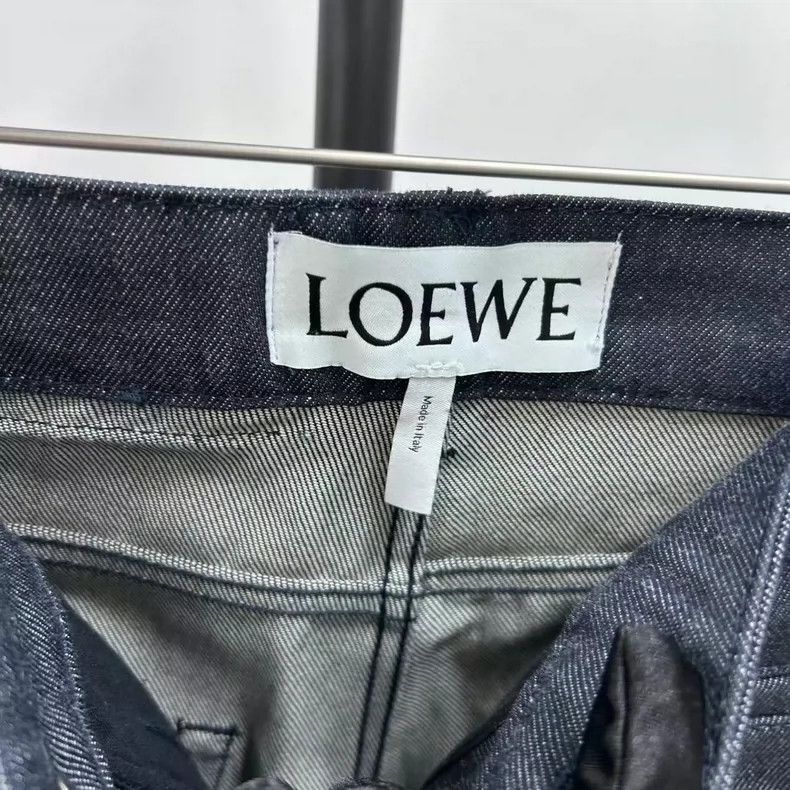 Loewe loewe contrasting cuff denim pants 28 size - dmc Size US 28 / EU 44 - 4 Thumbnail