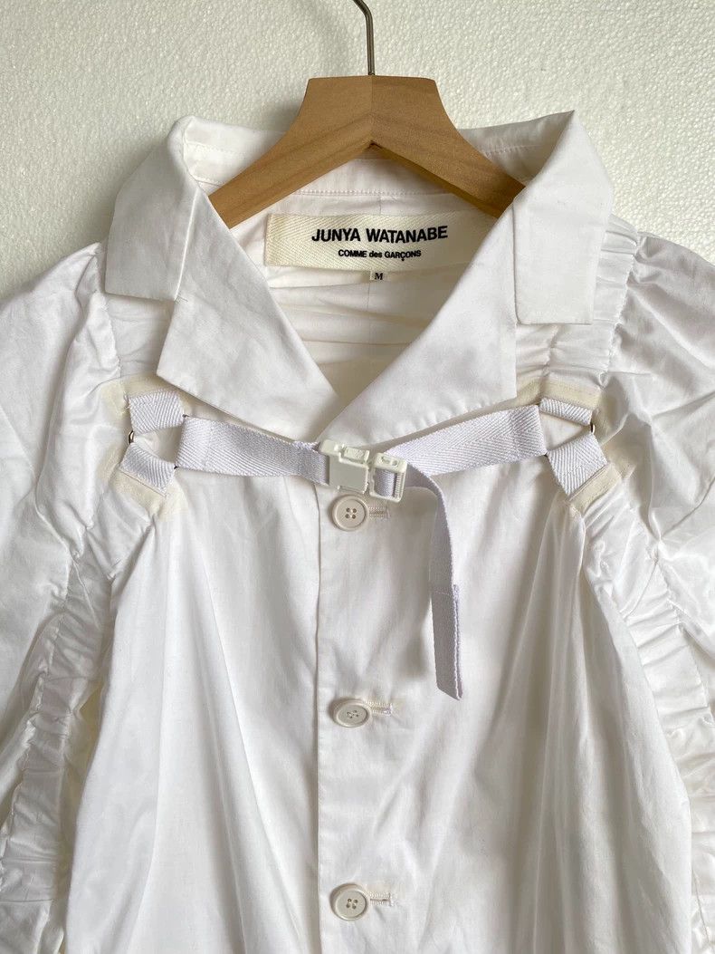 Junya Watanabe Junya Watanabe Deconstructed White Jacket - dmc Size US M / EU 48-50 / 2 - 3 Thumbnail