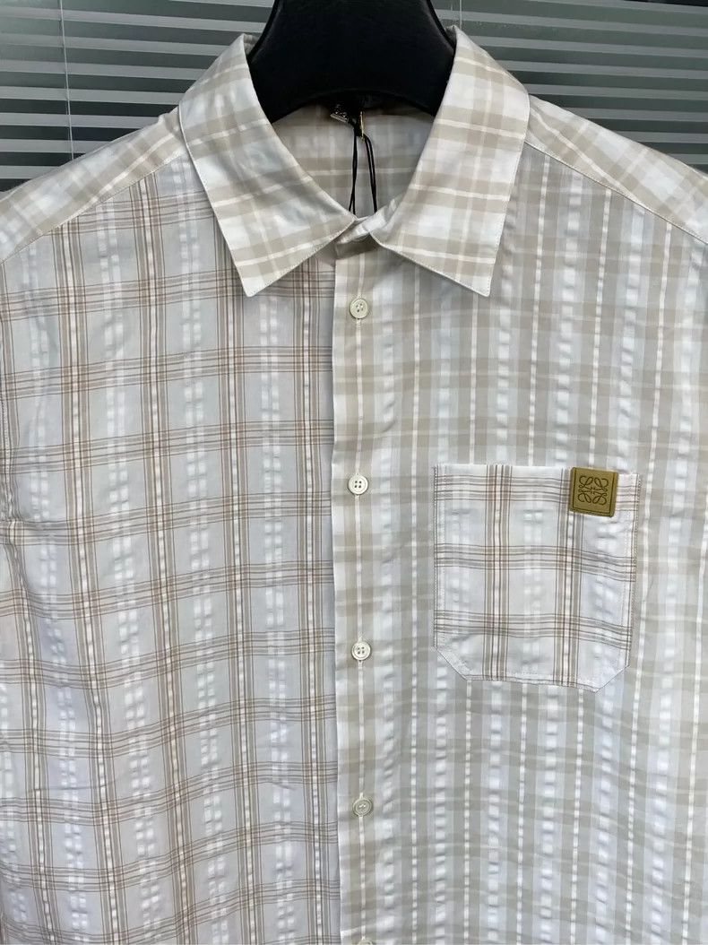 Loewe Loewe Long Sleeve Checkered Shirt with Logo - dmc Size US L / EU 52-54 / 3 - 4 Thumbnail