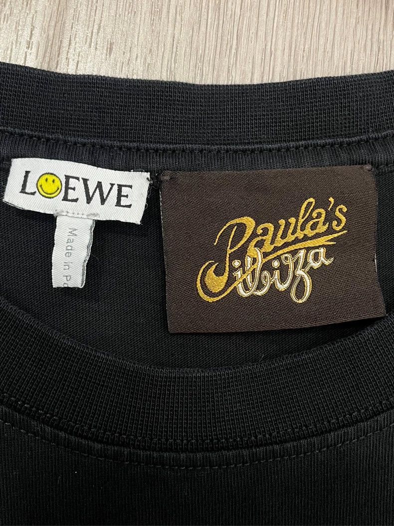 Loewe Loewe Black Smiley Face Logo T-Shirt - dmc Size US M / EU 48-50 / 2 - 2 Thumbnail