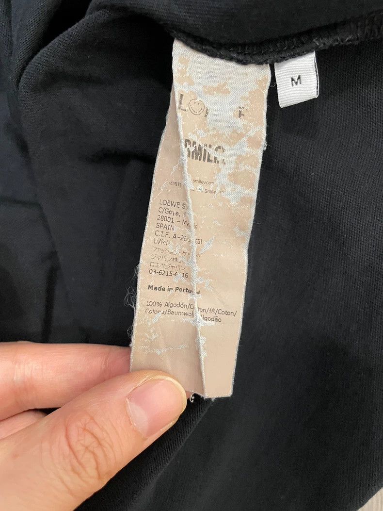 Loewe Loewe Black Smiley Face Logo T-Shirt - dmc Size US M / EU 48-50 / 2 - 3 Thumbnail