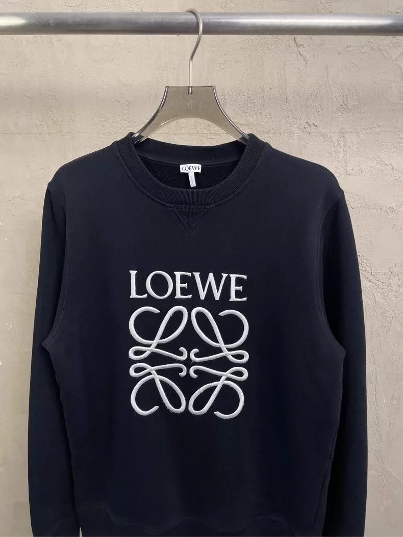 Loewe Loewe Classic Black Embroidered Logo Sweatshirt - dmc Size US S / EU 44-46 / 1 - 2 Thumbnail