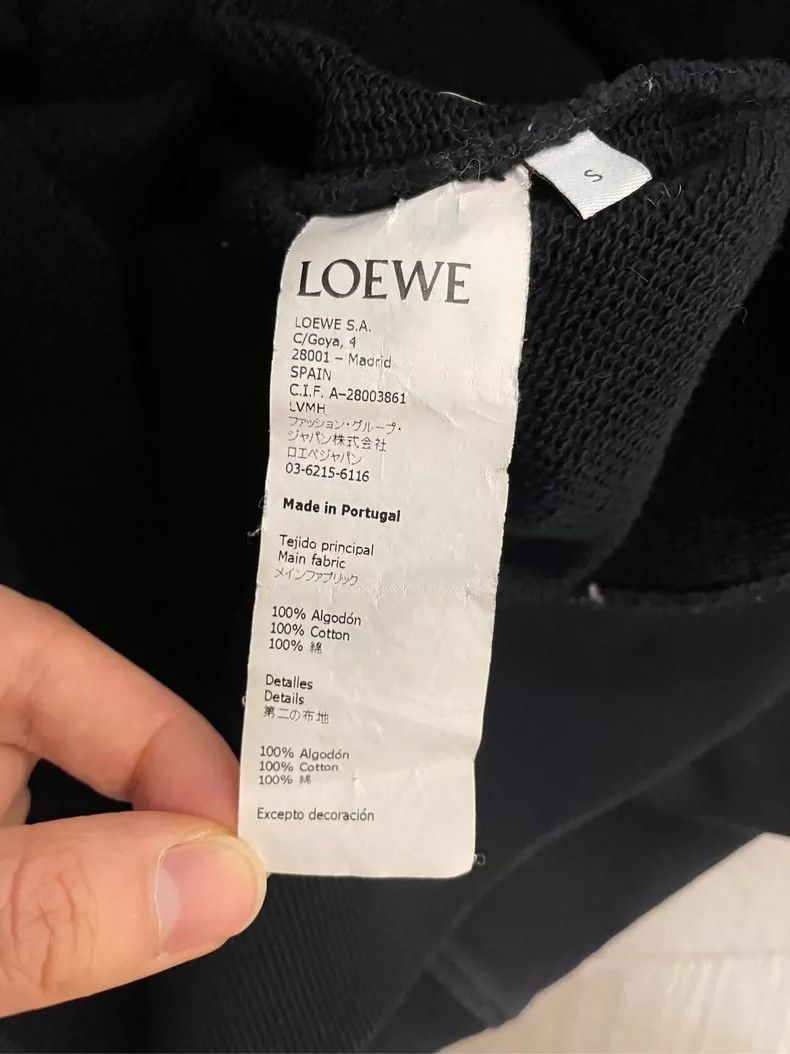 Loewe Loewe Classic Black Embroidered Logo Sweatshirt - dmc Size US S / EU 44-46 / 1 - 5 Thumbnail