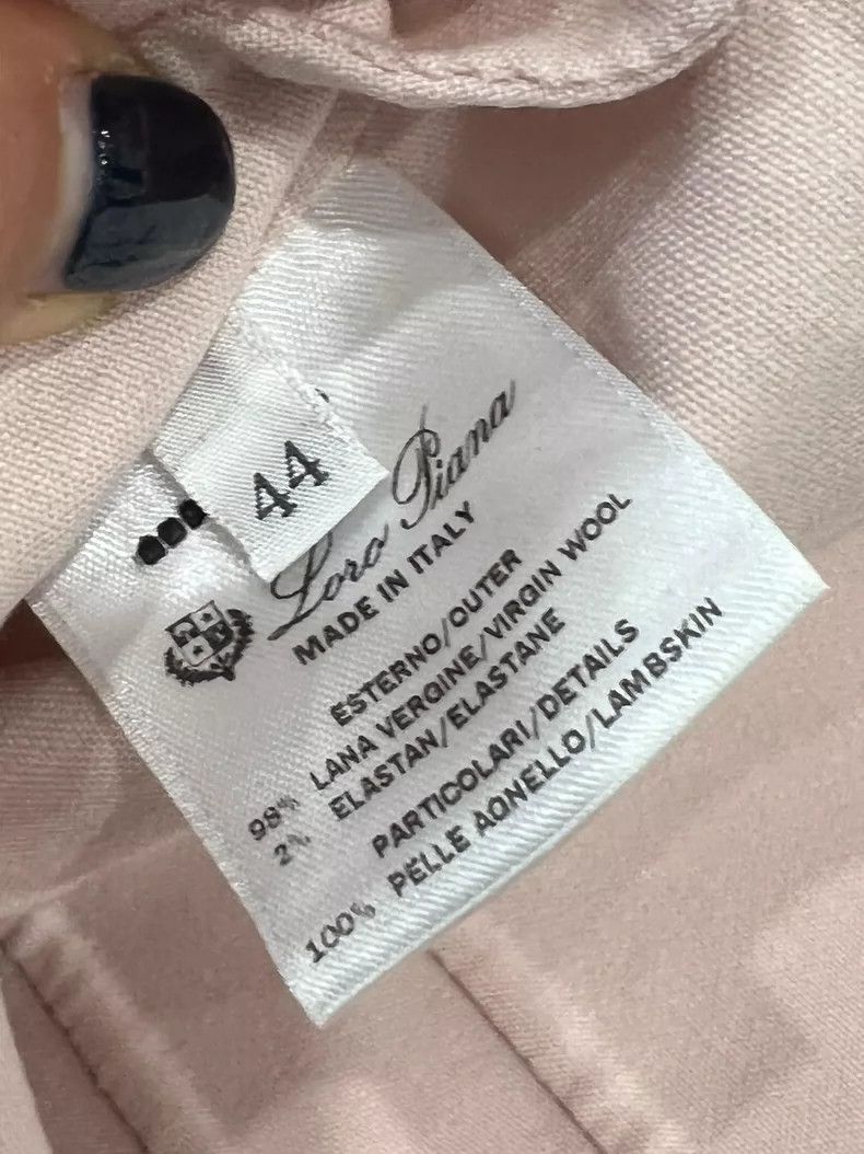 Loro Piana loropiana wool half skirt in soft pink - dmc Size US 31 - 3 Thumbnail