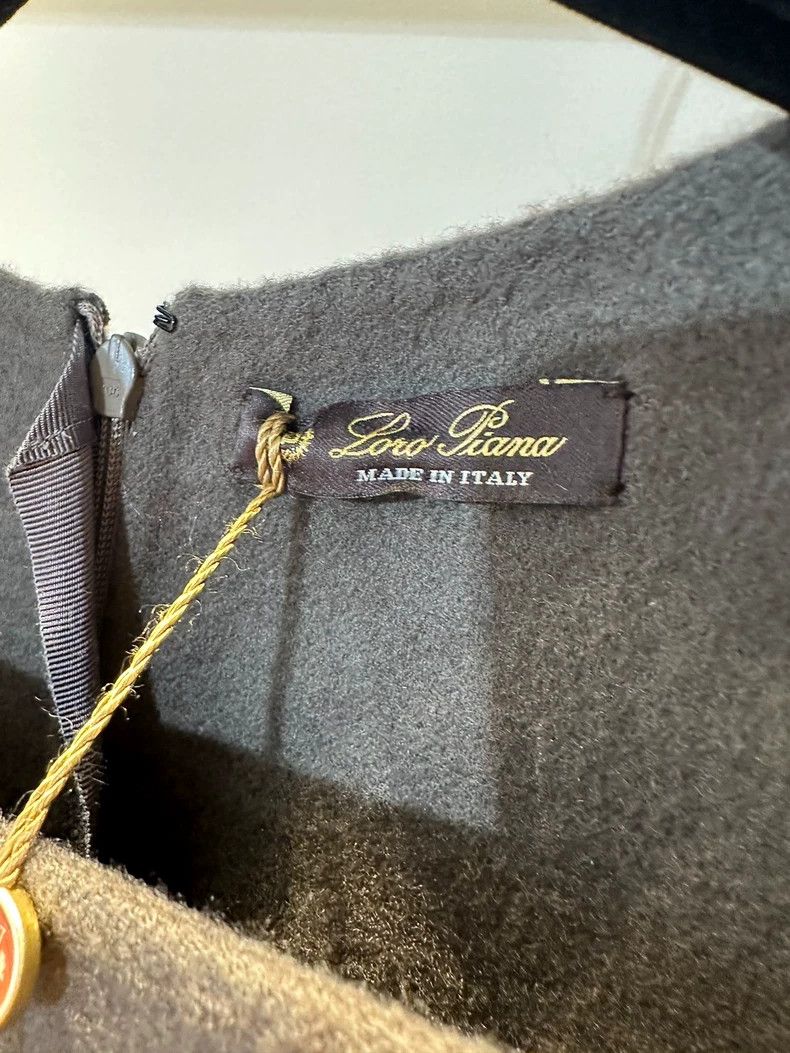 Loro Piana gray cashmere dress by loro piana - dmc Size US 38 / EU 54 - 2 Thumbnail