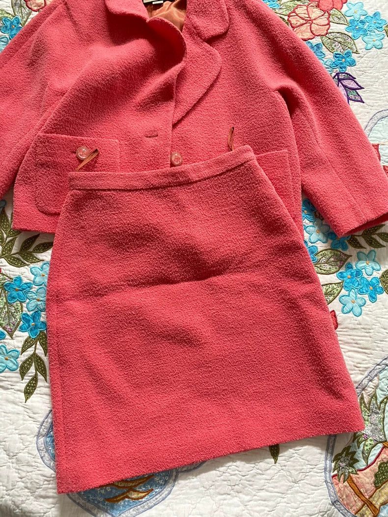 Loro Piana gucci pink wool suit set with skirt - dmc Size US M / EU 48-50 / 2 - 2 Thumbnail