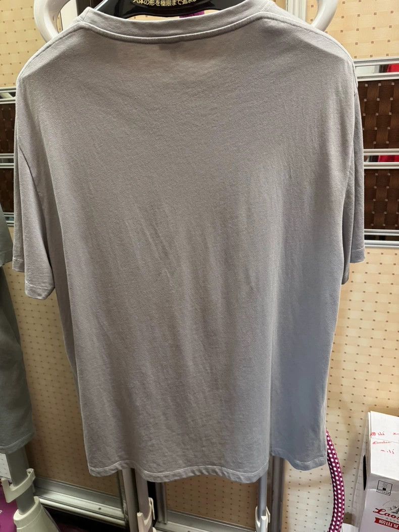 Loewe loewe gray logo embroidered short sleeve t-shirt - dmc Size US XL / EU 56 / 4 - 4 Thumbnail