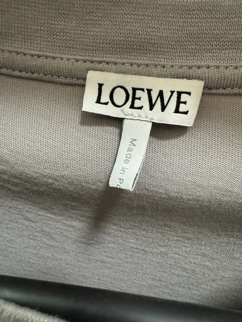 Loewe loewe gray logo embroidered short sleeve t-shirt - dmc Size US XL / EU 56 / 4 - 2 Thumbnail