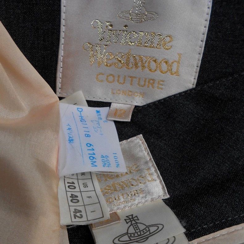 Vivienne Westwood vivienne westwood gray suit set with skirt - dmc Size US M / EU 48-50 / 2 - 8 Thumbnail