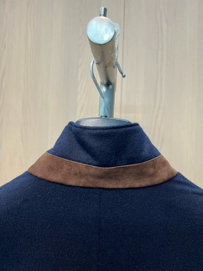 Loro Piana luxurious cashmere coat with suede detailing - dmc Size US S / EU 44-46 / 1 - 7 Thumbnail