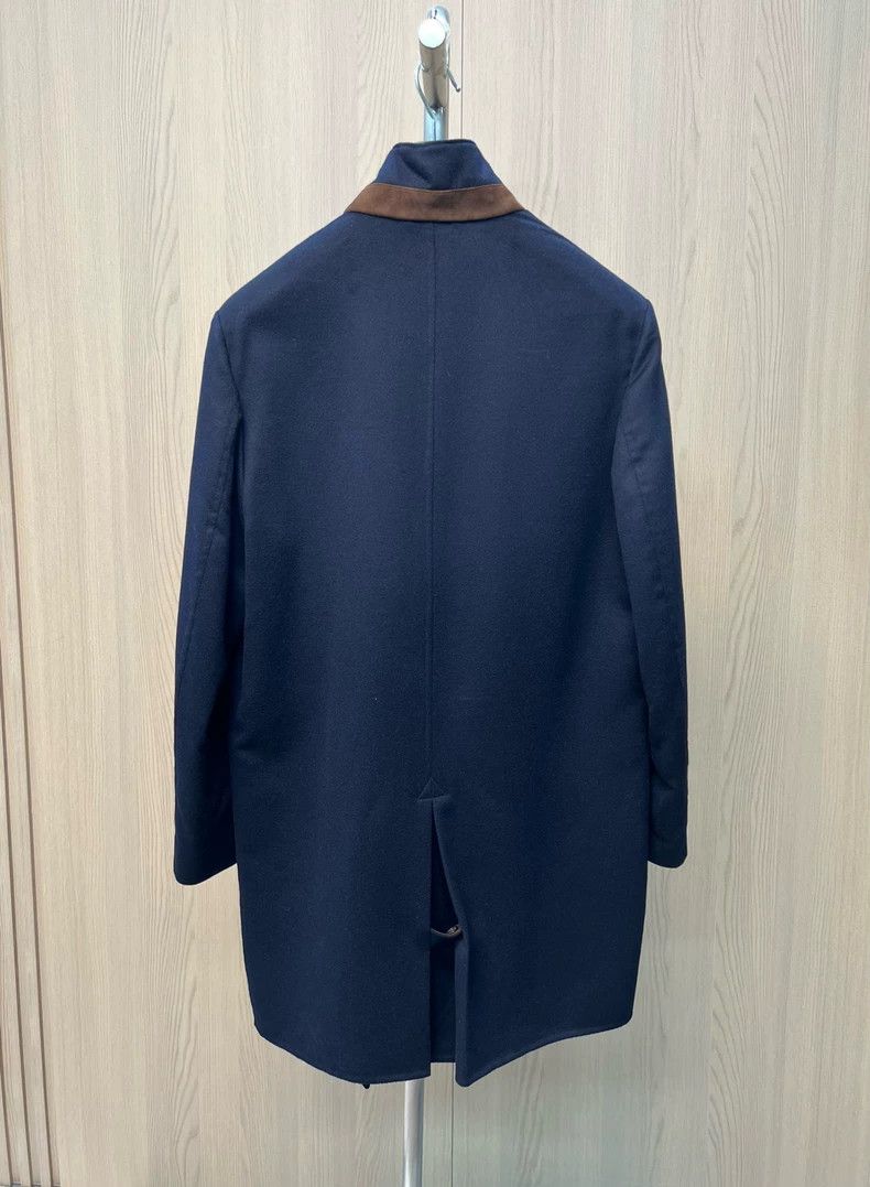 Loro Piana luxurious cashmere coat with suede detailing - dmc Size US S / EU 44-46 / 1 - 6 Thumbnail