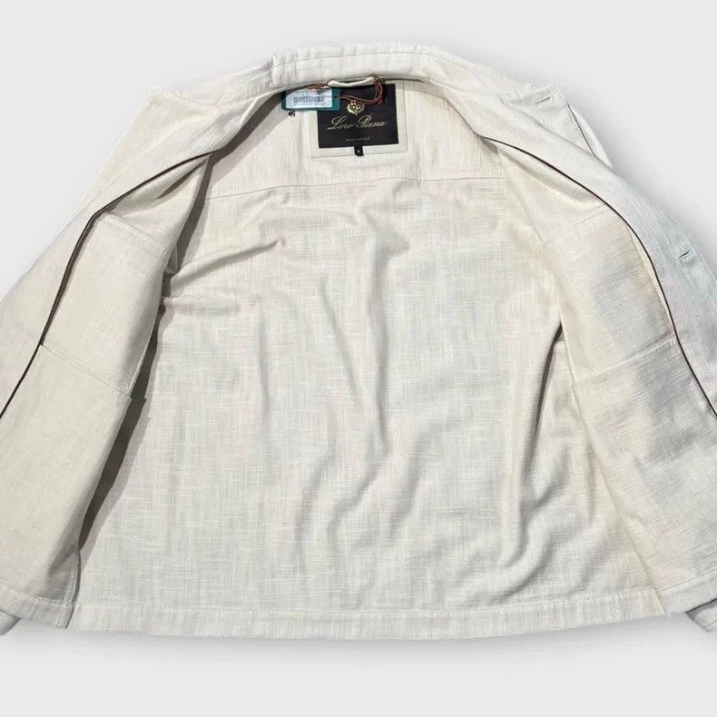 Loro Piana stylish light-colored cotton casual jacket - dmc Size US S / EU 44-46 / 1 - 2 Thumbnail