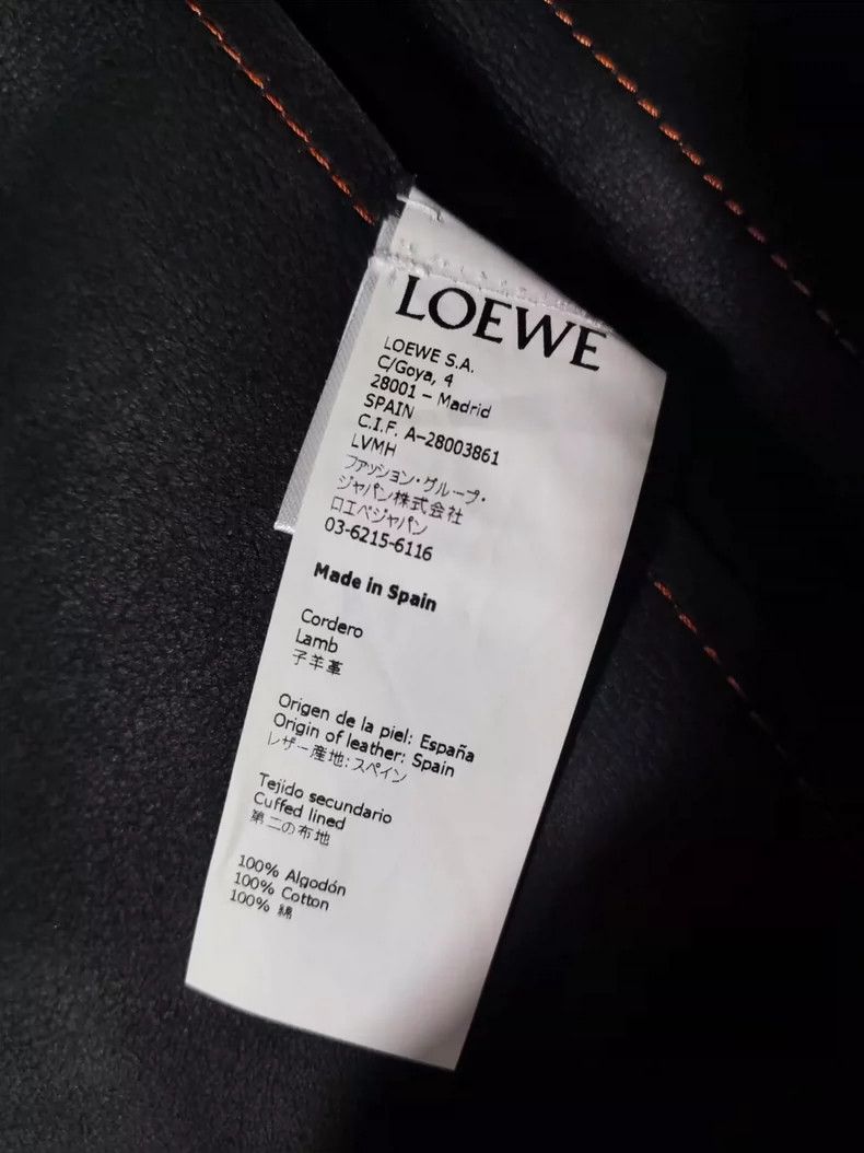 Loewe black leather cropped jacket by Loewe - dmc Size US S / EU 44-46 / 1 - 4 Thumbnail