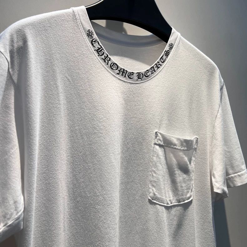 Chrome Hearts chrome hearts white short sleeve pocket t-shirt - dmc Size US M / EU 48-50 / 2 - 3 Thumbnail