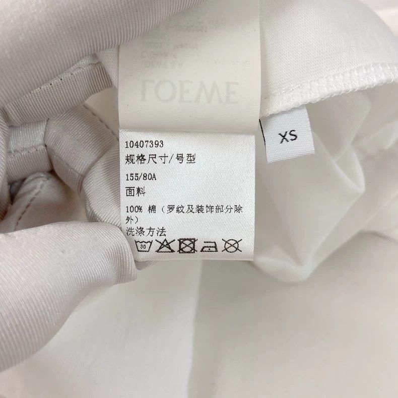 Loewe loewe white graphic t-shirt size xs - dmc Size US XS / EU 42 / 0 - 8 Thumbnail