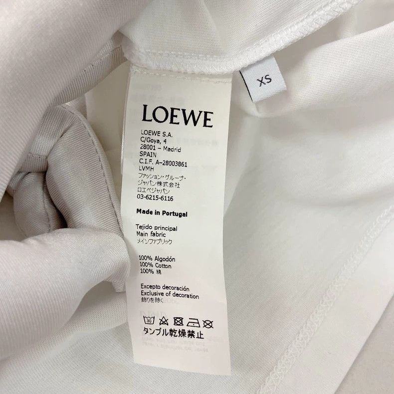 Loewe loewe white graphic t-shirt size xs - dmc Size US XS / EU 42 / 0 - 7 Thumbnail