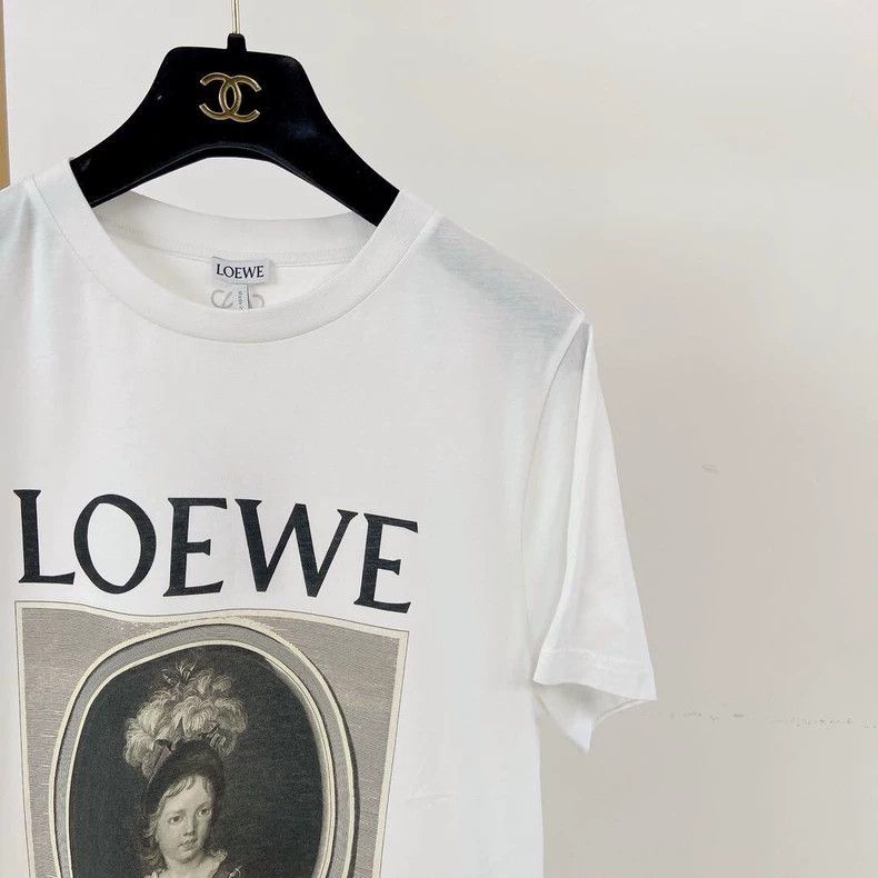 Loewe loewe white graphic t-shirt size xs - dmc Size US XS / EU 42 / 0 - 3 Thumbnail