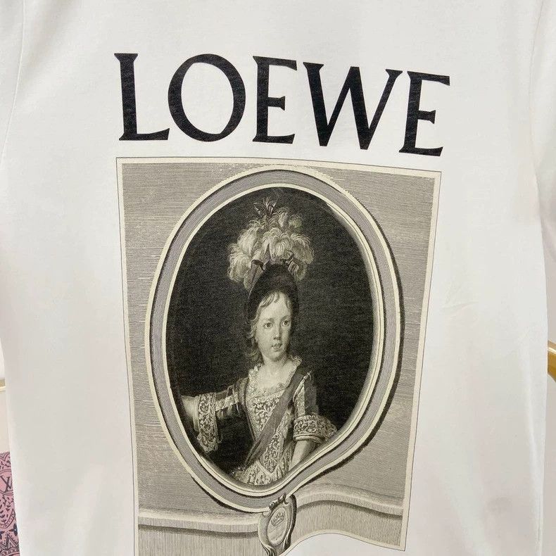 Loewe loewe white graphic t-shirt size xs - dmc Size US XS / EU 42 / 0 - 4 Thumbnail