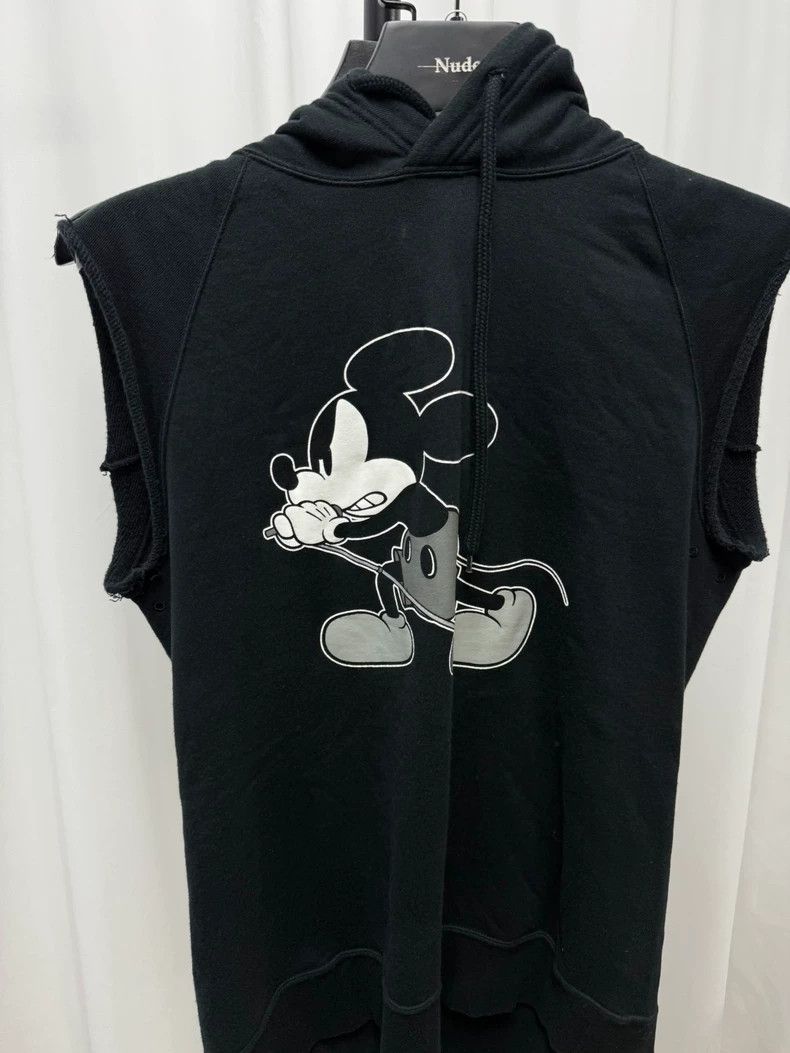 Number (N)ine Number (N)ine Mickey Sleeveless Hoodie - dmc Size US M / EU 48-50 / 2 - 2 Thumbnail