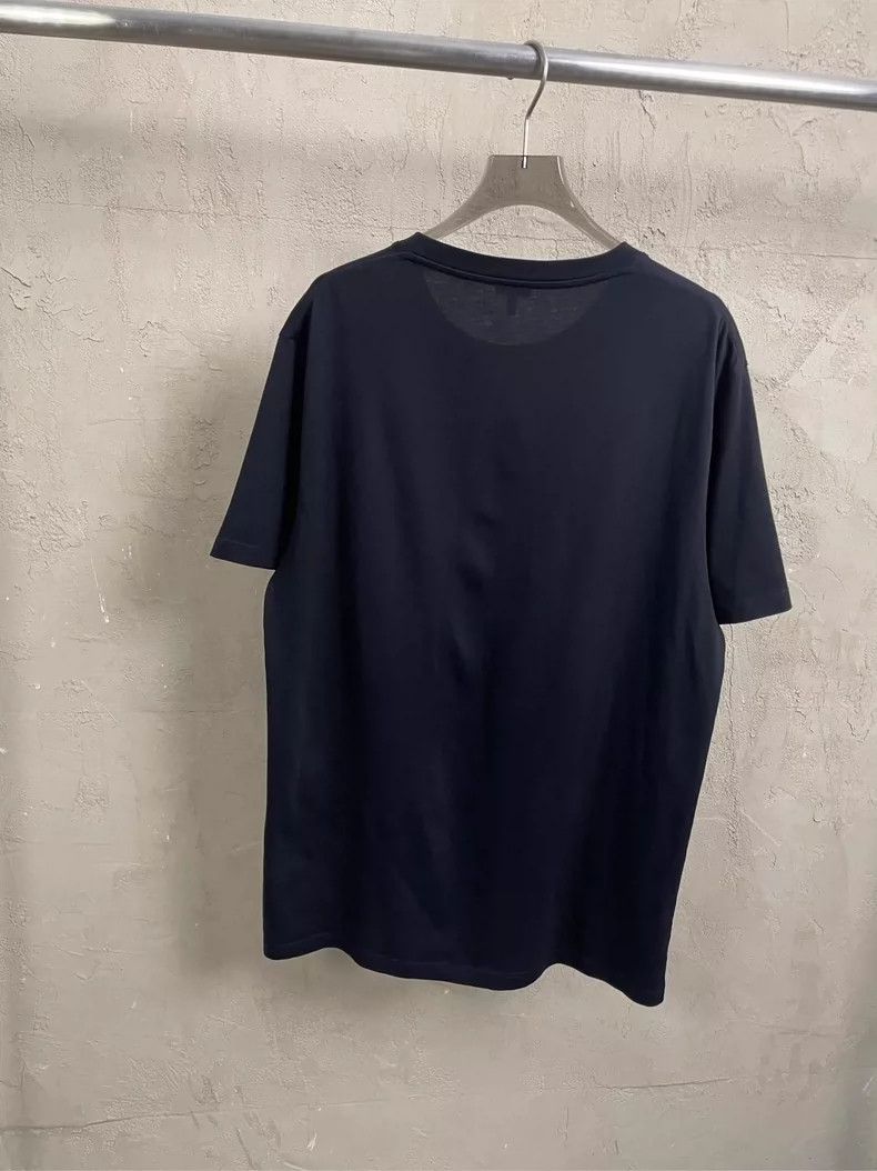 Loewe black embroidered logo short sleeve t-shirt - dmc Size US L / EU 52-54 / 3 - 3 Thumbnail