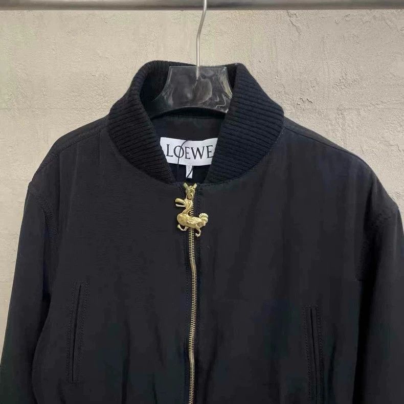 Loewe black cropped cotton jacket with tag - dmc Size US M / EU 48-50 / 2 - 3 Thumbnail