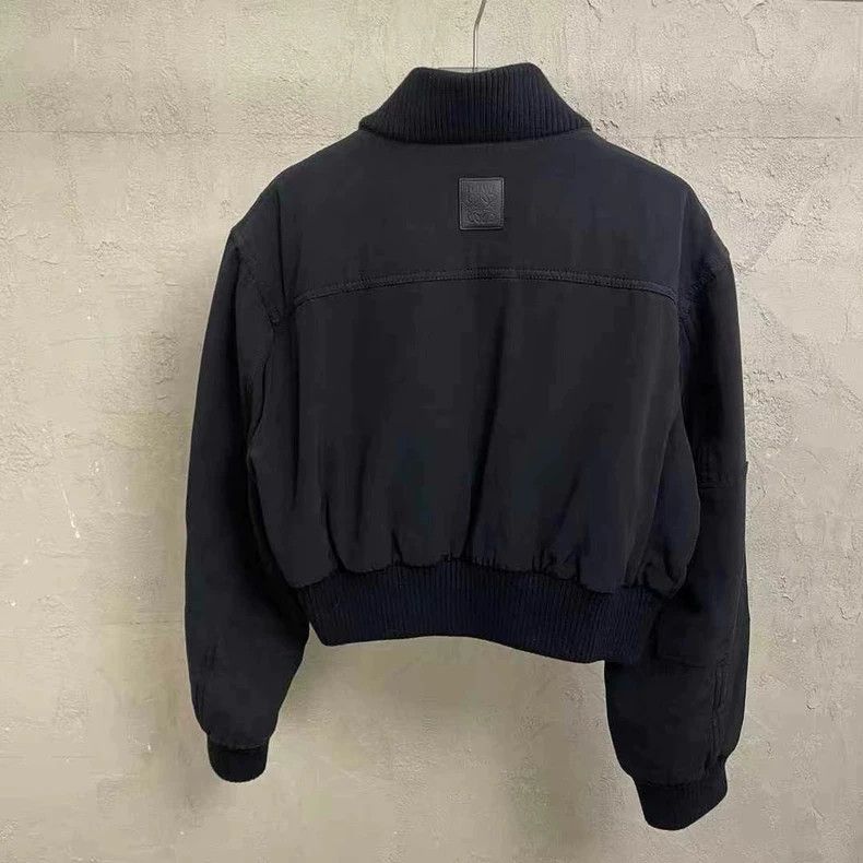 Loewe black cropped cotton jacket with tag - dmc Size US M / EU 48-50 / 2 - 2 Thumbnail