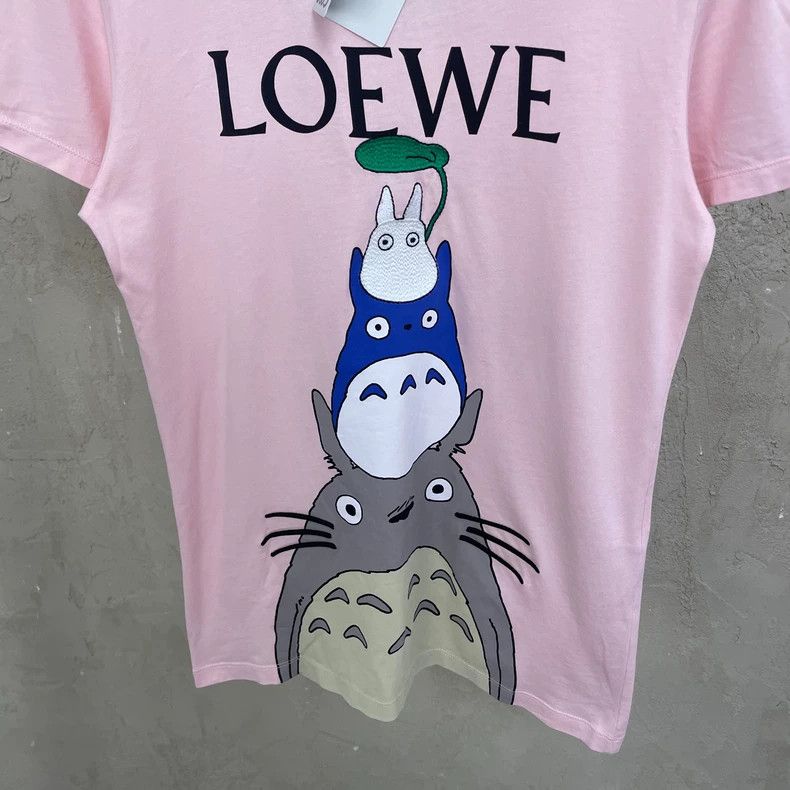 Loewe loewe pink totoro short sleeve t-shirt - dmc Size US XS / EU 42 / 0 - 3 Thumbnail