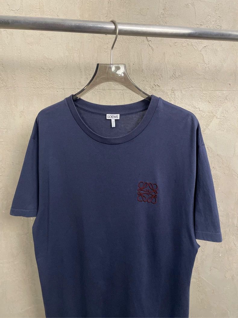 Loewe Loewe Navy Blue Short Sleeve T-Shirt - dmc Size US M / EU 48-50 / 2 - 3 Thumbnail