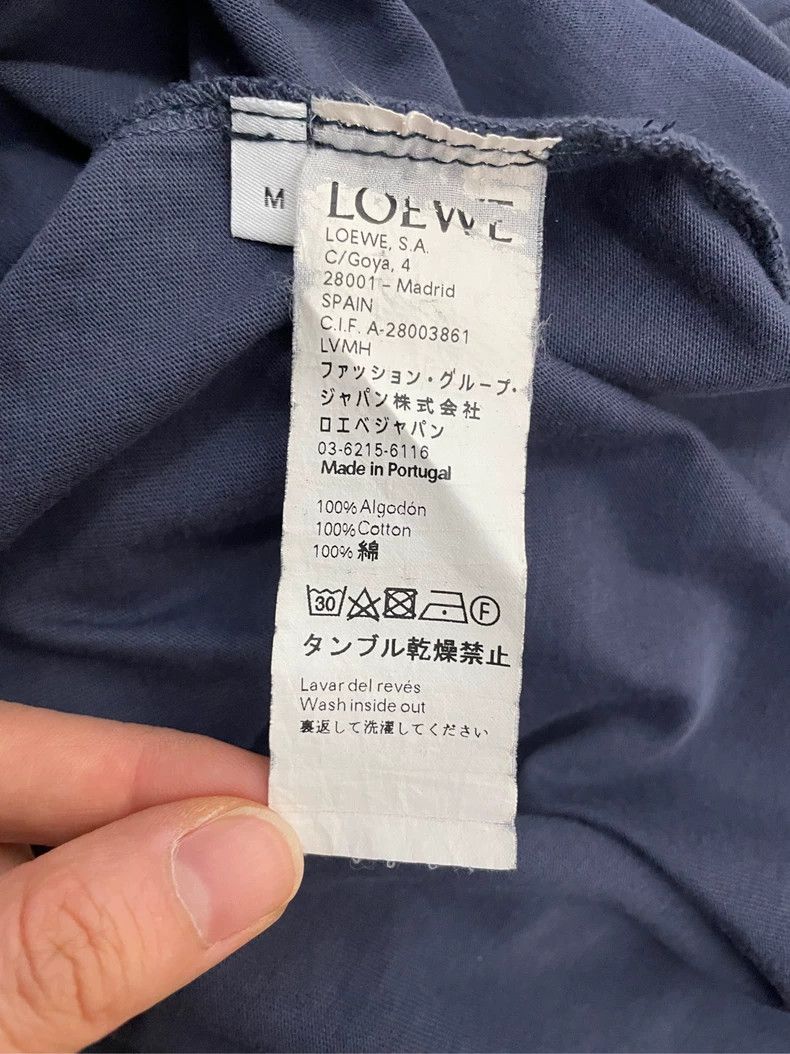 Loewe Loewe Navy Blue Short Sleeve T-Shirt - dmc Size US M / EU 48-50 / 2 - 5 Thumbnail