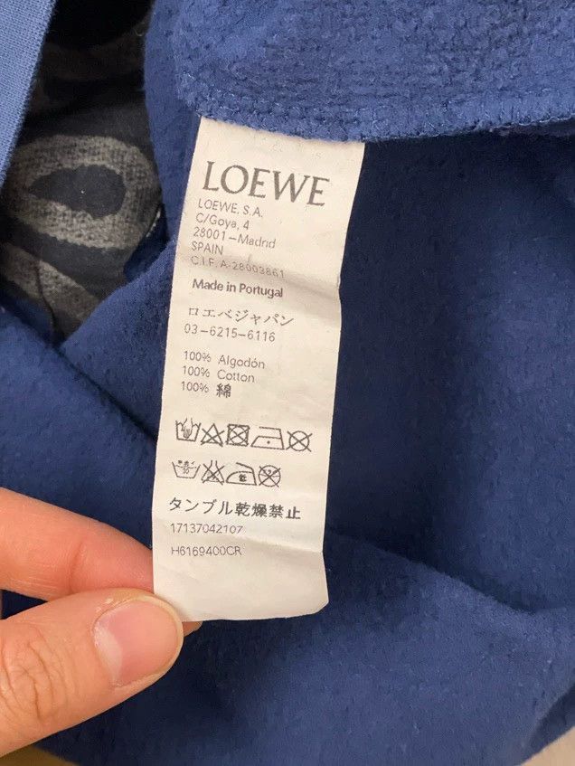 Loewe navy blue Loewe logo sweatshirt - dmc Size US S / EU 44-46 / 1 - 6 Thumbnail