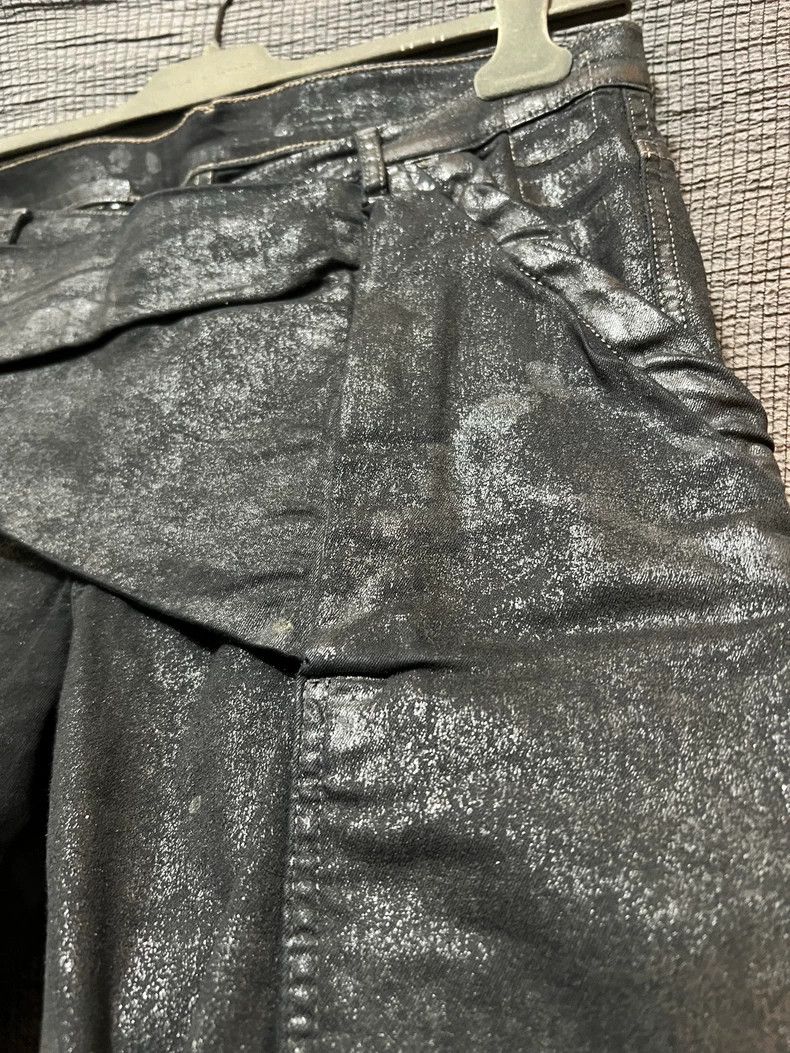 Rick Owens rare thick waxed bike jeans - dmc Size US 31 - 6 Thumbnail