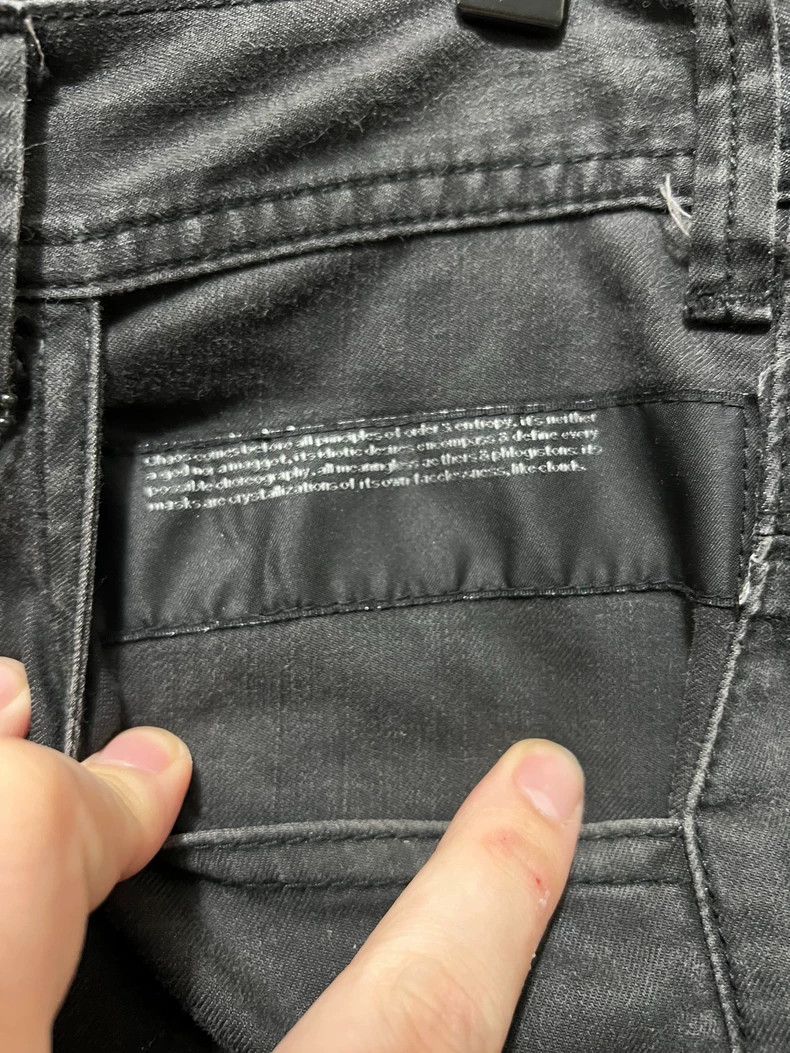 Julius unique julius_7 black denim pants with knee cuts - dmc Size US 26 / EU 42 - 4 Thumbnail
