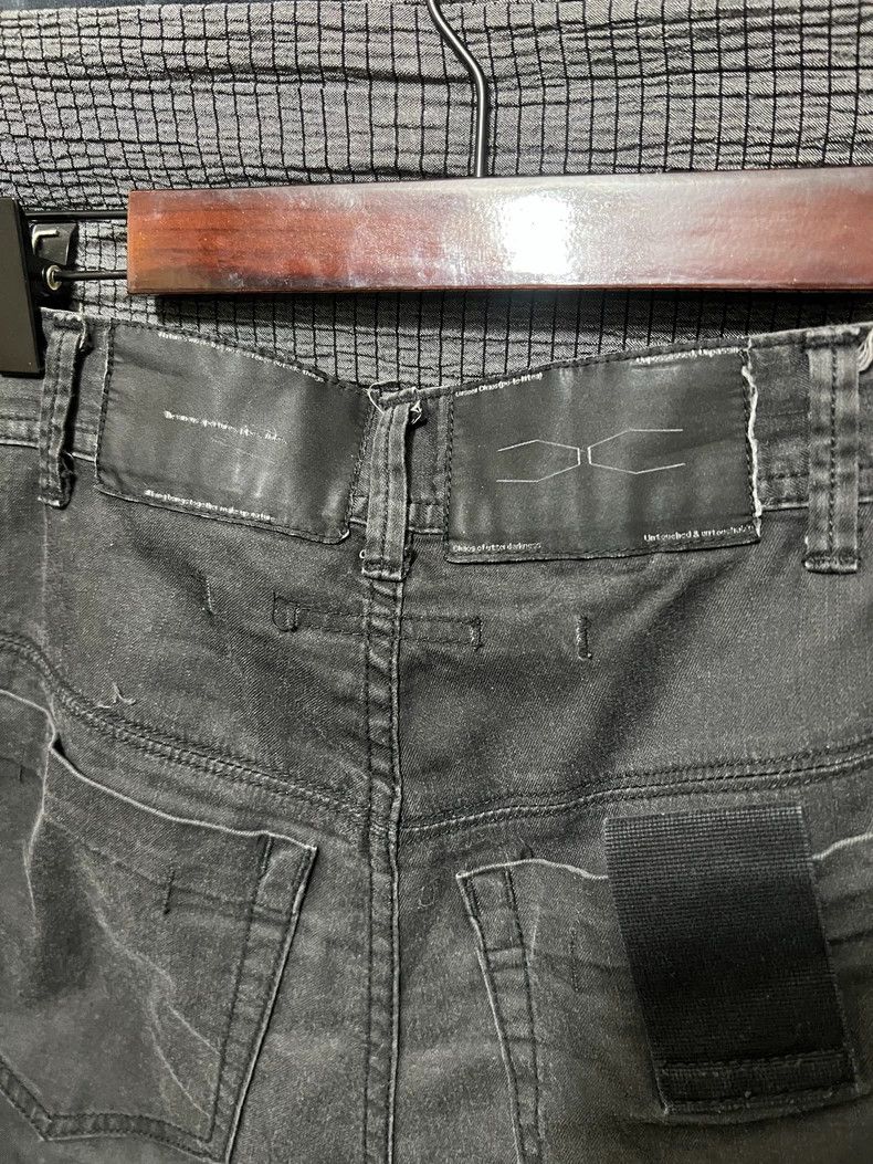 Julius unique julius_7 black denim pants with knee cuts - dmc Size US 26 / EU 42 - 6 Thumbnail