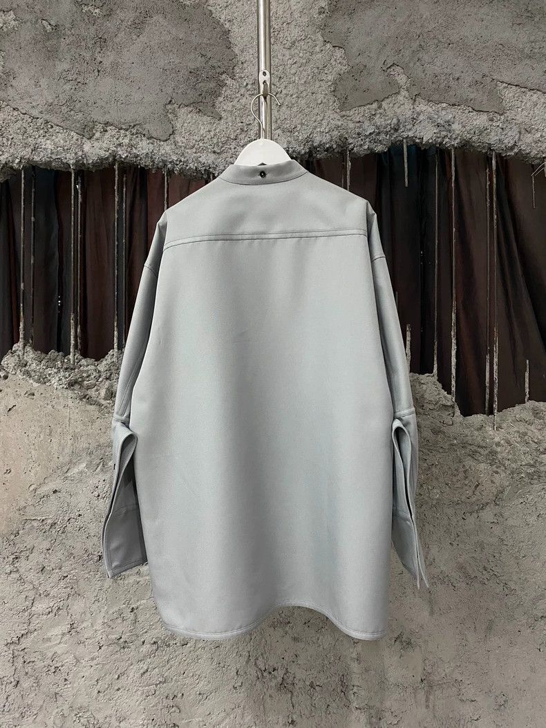 Jil Sander jil sander oversized shirt in light gray - dmc Size US XXS / EU 40 - 2 Thumbnail