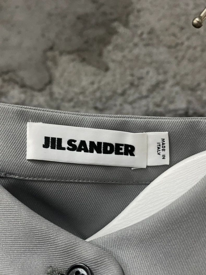 Jil Sander jil sander oversized shirt in light gray - dmc Size US XXS / EU 40 - 6 Thumbnail