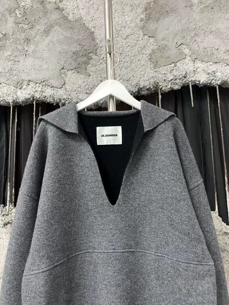 Jil Sander Jil Sander Wool Hoodie Sweater - dmc Size US S / EU 44-46 / 1 - 3 Thumbnail