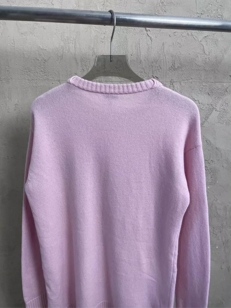 Loewe Loewe Embroidered Logo Wool Sweater in Pink - dmc Size US XS / EU 42 / 0 - 6 Thumbnail