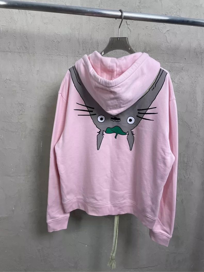 Loewe Loewe Pink Totoro Print Hoodie Sweatshirt - dmc Size US L / EU 52-54 / 3 - 2 Thumbnail